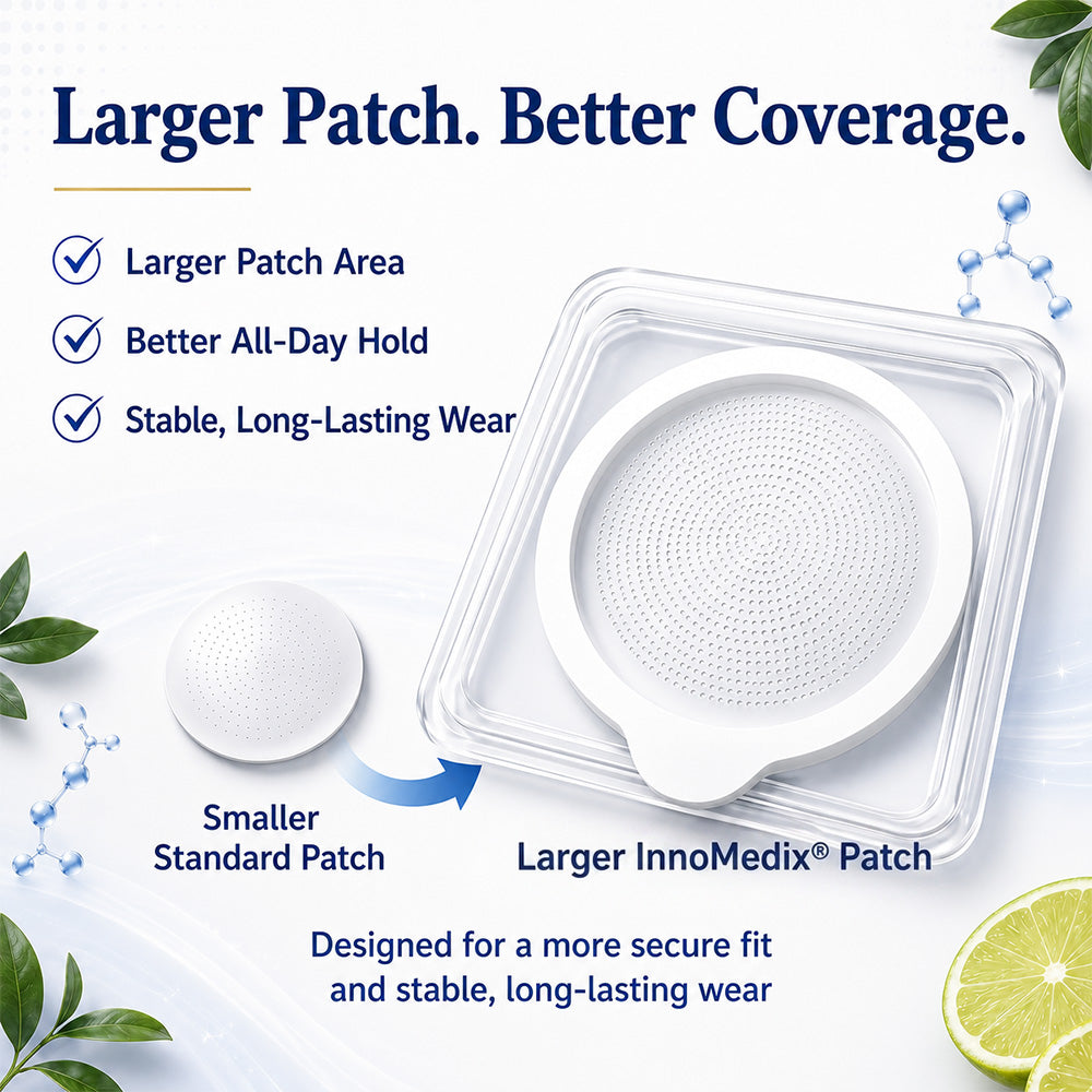 Best Seller 🇺🇸 𝙄𝙣𝙣𝙤𝙈𝙚𝙙𝙞𝙭® 𝘽𝙚𝙧𝙗𝙚𝙧𝙞𝙣𝙚 + 𝙈𝙖𝙩𝙧𝙞𝙭𝙮𝙡 3000 𝘼𝙙𝙫𝙖𝙣𝙘𝙚𝙙 𝙉𝙖𝙣𝙤 𝙈𝙞𝙘𝙧𝙤𝙣𝙚𝙚𝙙𝙡𝙚 𝙋𝙖𝙩𝙘𝙝—𝙎𝙪𝙥𝙥𝙤𝙧𝙩𝙨 𝙬𝙚𝙞𝙜𝙝𝙩 𝙢𝙖𝙣𝙖𝙜𝙚𝙢𝙚𝙣𝙩, 𝙗𝙡𝙤𝙤𝙙 𝙨𝙪𝙜𝙖𝙧 𝙗𝙖𝙡𝙖𝙣𝙘𝙚, 𝙡𝙮𝙢𝙥𝙝𝙖𝙩𝙞𝙘 𝙛𝙡𝙤𝙬, 𝙖𝙣𝙙 𝙨𝙢𝙤𝙤𝙩𝙝𝙚𝙧-𝙡𝙤𝙤𝙠𝙞𝙣𝙜 𝙨𝙠𝙞𝙣.